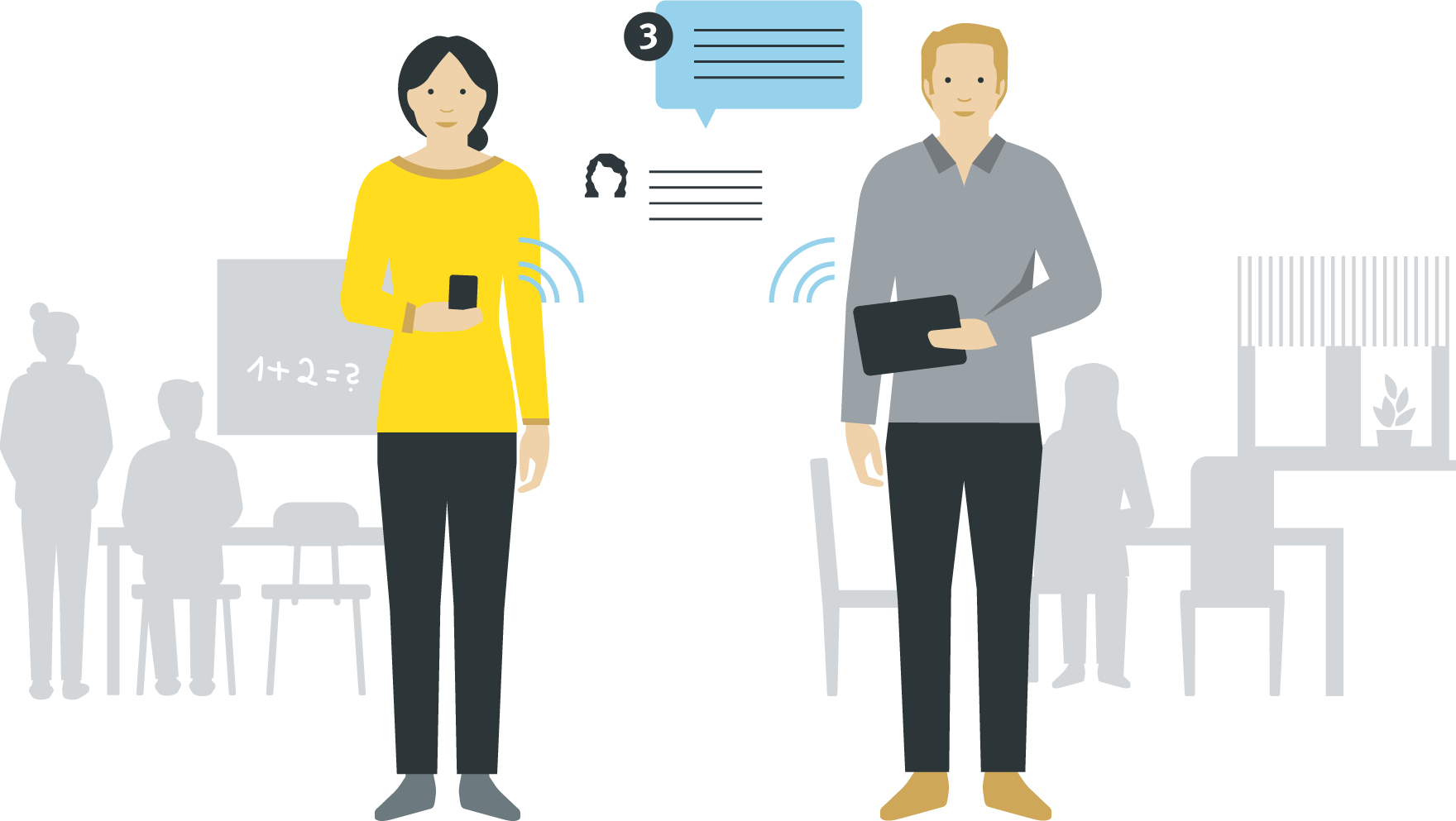 EduPage - Messenger für Chats, Elternbriefe, Umfragen, Mitteilungen. Die Kommunikation zwischen Lehrpersonal und Eltern